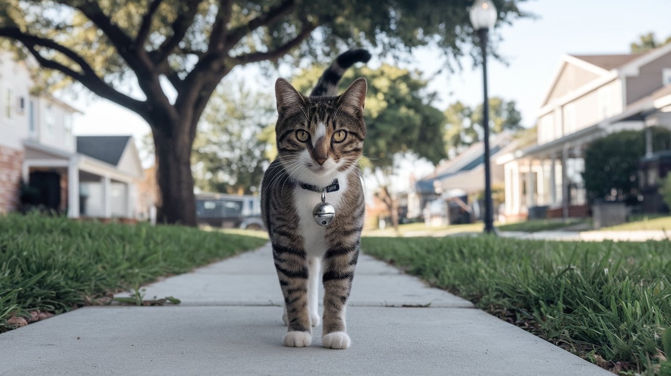 GPS-cat-collar-for-outdoor-safety