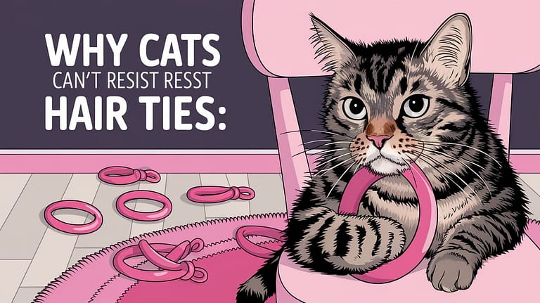 Why Cats love Hair Ties !