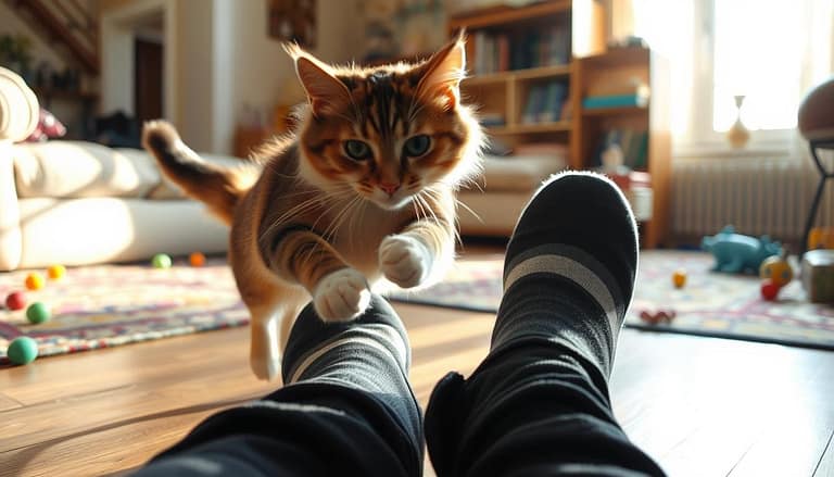 Why Does My Cat Attack My Feet?